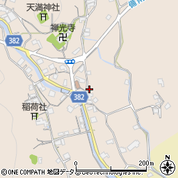 岡山県浅口市金光町上竹283周辺の地図