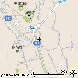 岡山県浅口市金光町上竹284周辺の地図