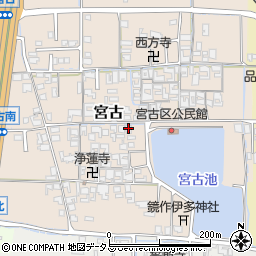 奈良県磯城郡田原本町宮古99-4周辺の地図