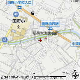 広島県府中市高木町837周辺の地図