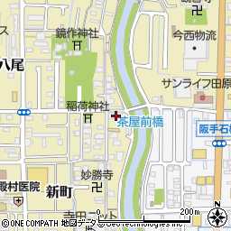 奈良県磯城郡田原本町新町343周辺の地図