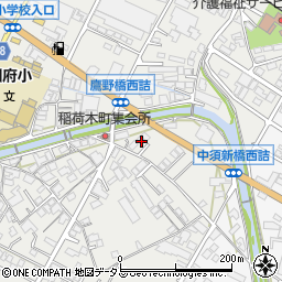 広島県府中市高木町734-10周辺の地図