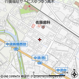 広島県府中市中須町1682周辺の地図