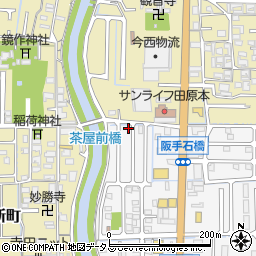 奈良県磯城郡田原本町阪手13-11周辺の地図