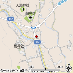 岡山県浅口市金光町上竹286周辺の地図