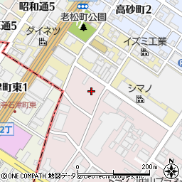 大阪府堺市堺区石津北町3周辺の地図