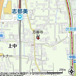 奈良県香芝市上中362-3周辺の地図