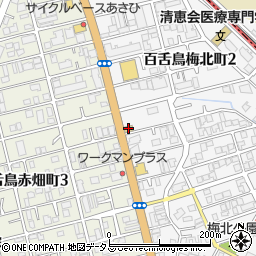 ファミリーマート堺百舌鳥梅北町店周辺の地図