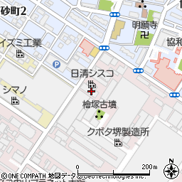 大阪府堺市堺区石津北町77周辺の地図