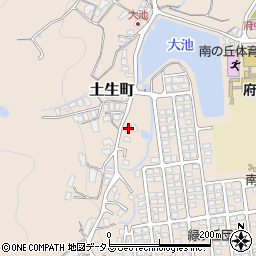 広島県府中市土生町832周辺の地図
