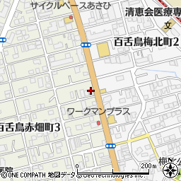 ＫＵＴＡＲＯ　堺百舌鳥店周辺の地図