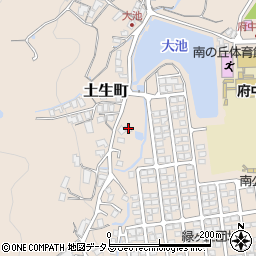 広島県府中市土生町833周辺の地図
