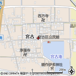 奈良県磯城郡田原本町宮古243周辺の地図