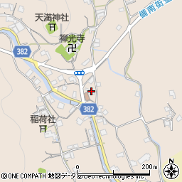 岡山県浅口市金光町上竹282周辺の地図