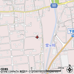 広島県福山市神辺町湯野928周辺の地図