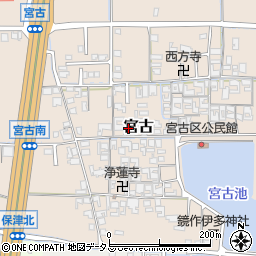 奈良県磯城郡田原本町宮古235-5周辺の地図