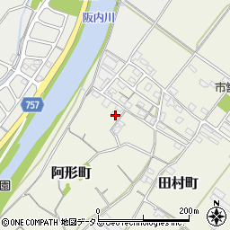 三重県松阪市田村町822周辺の地図