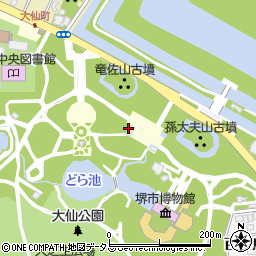 大仙公園トイレ８周辺の地図