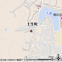 広島県府中市土生町841周辺の地図