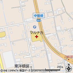 マルナカ加茂店周辺の地図
