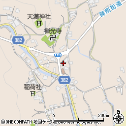岡山県浅口市金光町上竹280周辺の地図