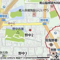 アビテ藤井寺周辺の地図