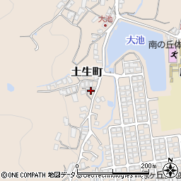 広島県府中市土生町840周辺の地図