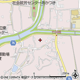 広島県福山市神辺町下竹田1084周辺の地図