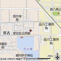 奈良県磯城郡田原本町宮古271周辺の地図