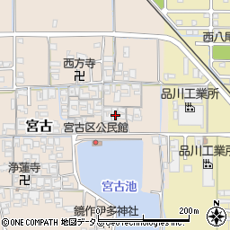 奈良県磯城郡田原本町宮古257周辺の地図