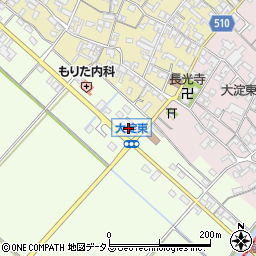 辻熊太郎商店大淀ＳＳ周辺の地図