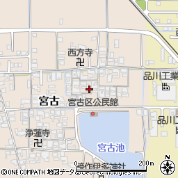 奈良県磯城郡田原本町宮古256周辺の地図