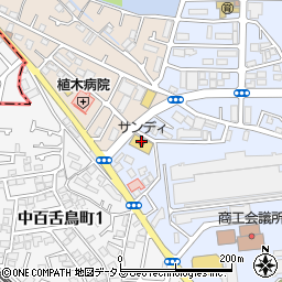 サンディ堺長曽根店周辺の地図