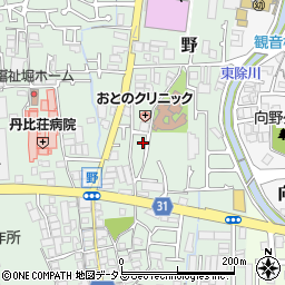 大阪府羽曳野市野365周辺の地図