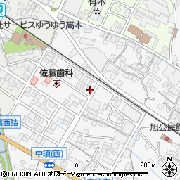 広島県府中市中須町1700周辺の地図
