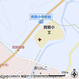 広島県山県郡安芸太田町中筒賀1756周辺の地図