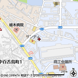 岡城産業株式会社　大阪営業所周辺の地図