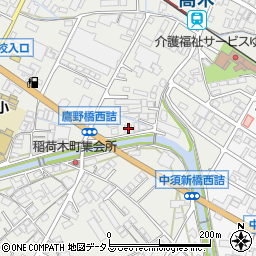 広島県府中市高木町700周辺の地図