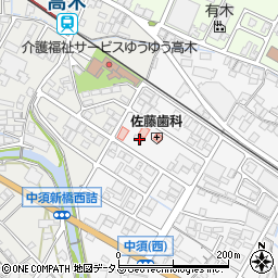 広島県府中市中須町1693周辺の地図