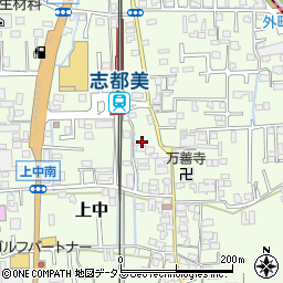 奈良県香芝市上中315-10周辺の地図