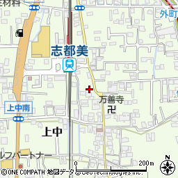 奈良県香芝市上中315-9周辺の地図