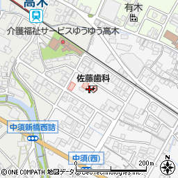広島県府中市中須町1696周辺の地図