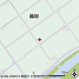 岡山県岡山市南区藤田138周辺の地図