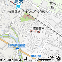 広島県府中市中須町1694周辺の地図