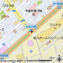 マルナカ新倉敷店前周辺の地図