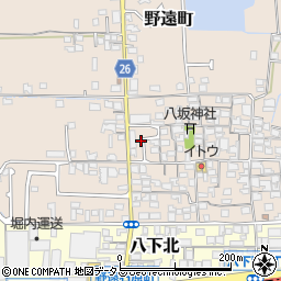 大阪府堺市北区野遠町282周辺の地図