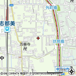 奈良県香芝市上中432-1周辺の地図
