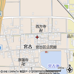 奈良県磯城郡田原本町宮古241周辺の地図