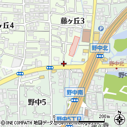 八千代米穀株式会社藤井寺店周辺の地図