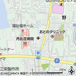 大阪府羽曳野市野325周辺の地図